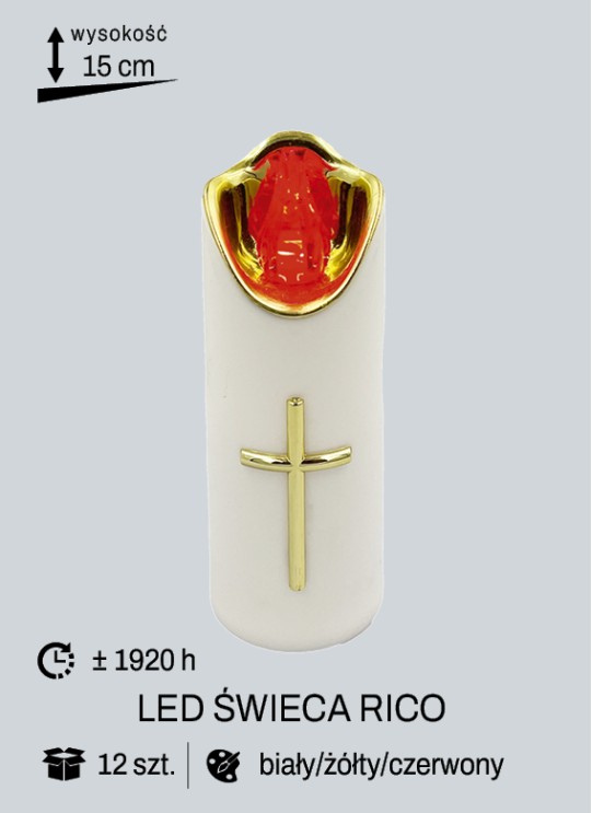 LED ŚWIECA RICO