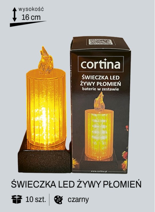 ŚWIECZKA LED ŻYWY PŁOMIEŃ